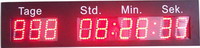 Outdoor LED countdown clock