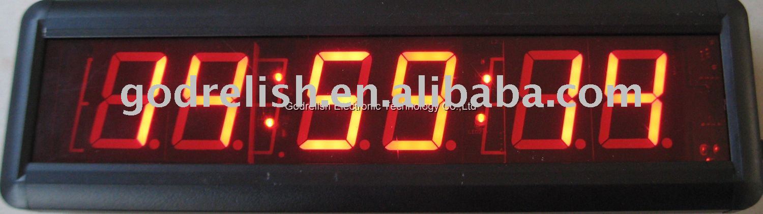 led clock with battery