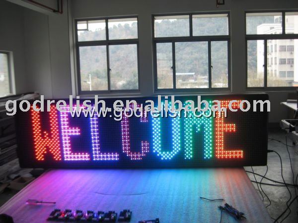 semi-outdoor full color led display
