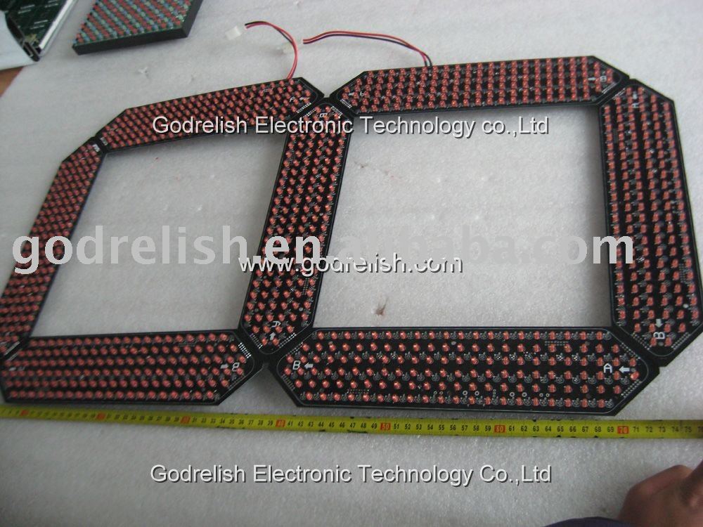 led oil price display