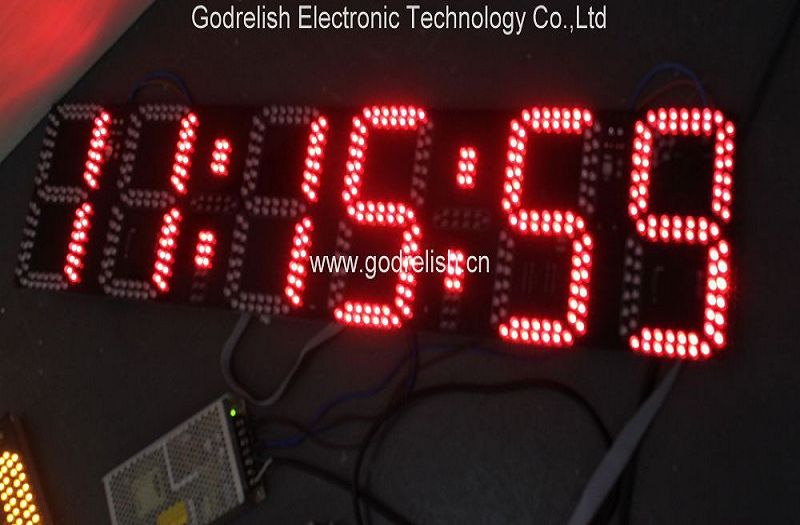 red led digital clock