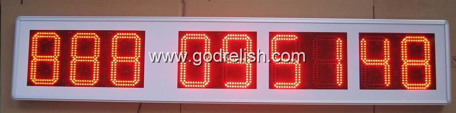 led countdown timer clock