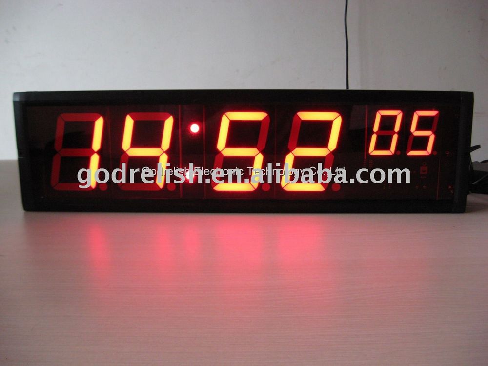 car led clock