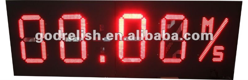 led speed display cover