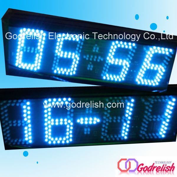 wall led digital clock
