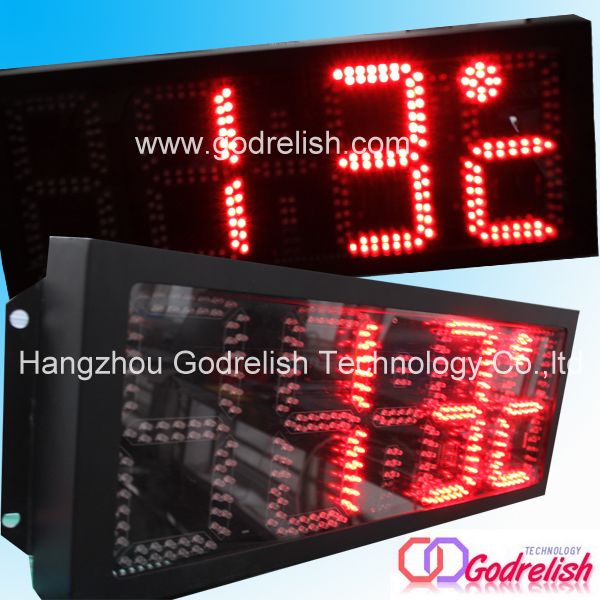 outdoor led temperature display