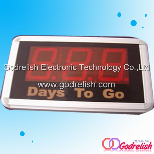 days countdown led