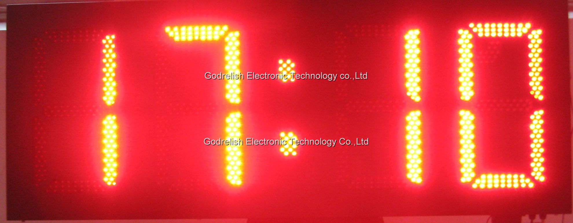 jumbo led clock