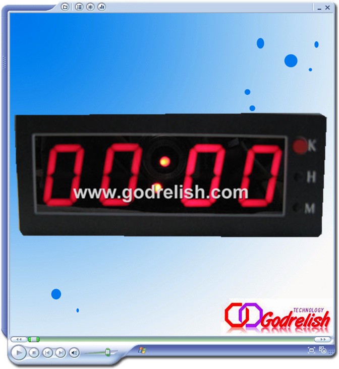 low voltage led clock