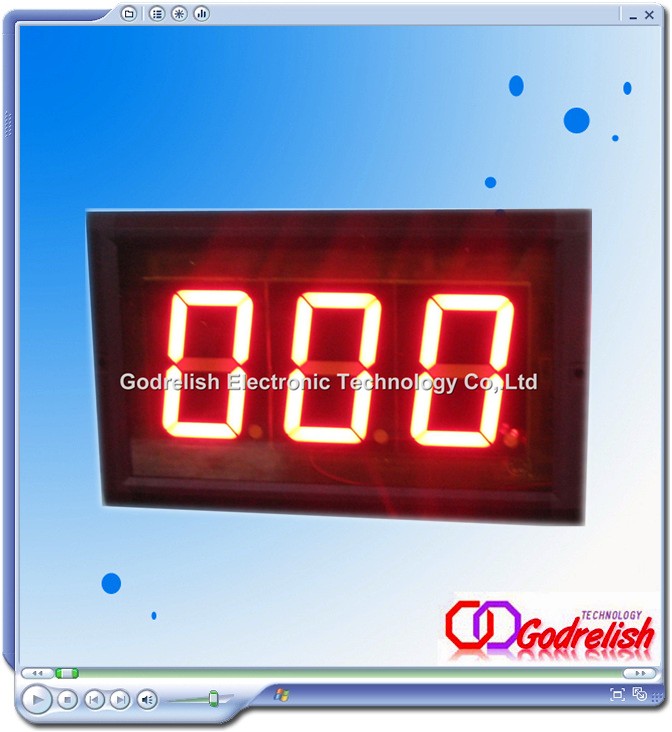 days led countdown clock timer