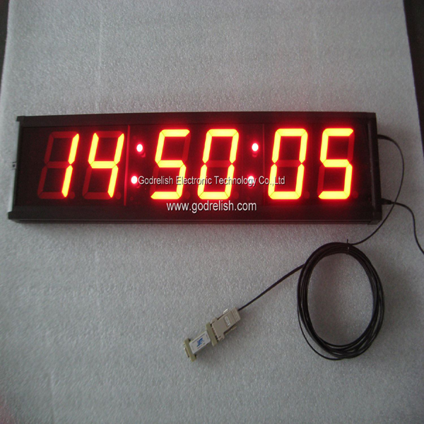 led countdown timer with clock