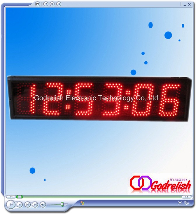 led clock with timer
